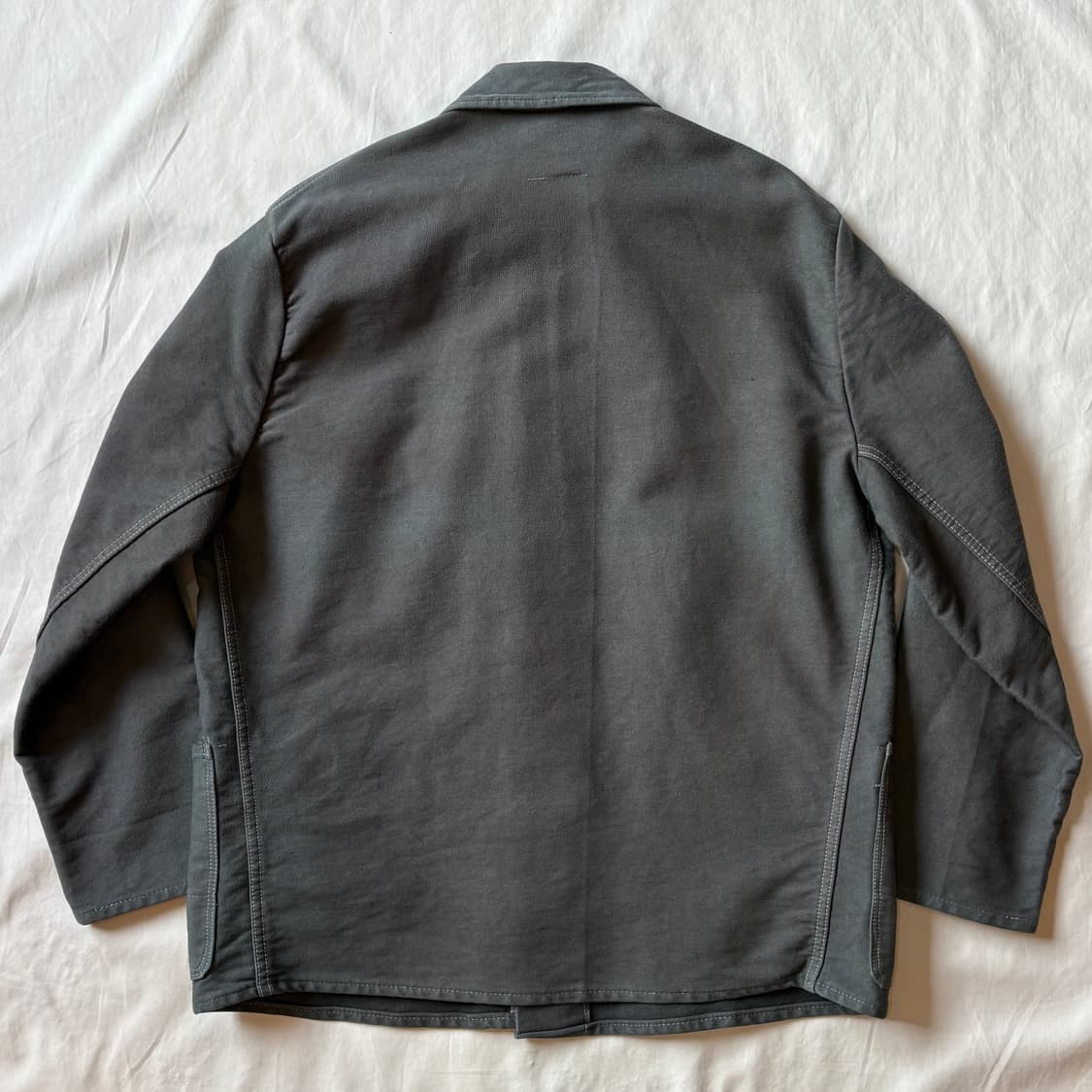 [54] 90s 독일 rofa 올리브드랩 헤비 몰스킨 워크 자켓 상품이미지8