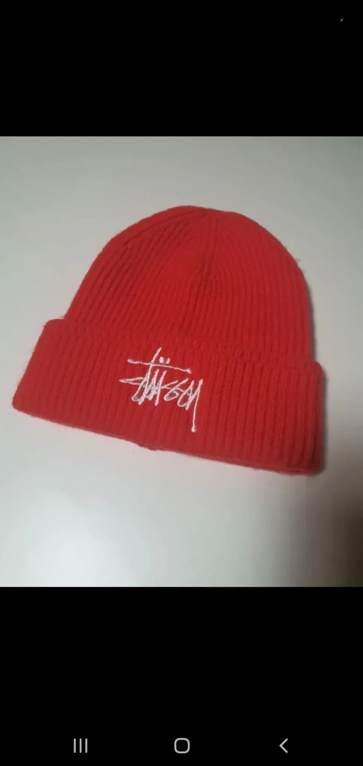 스투시 오렌지 비니 상품이미지1