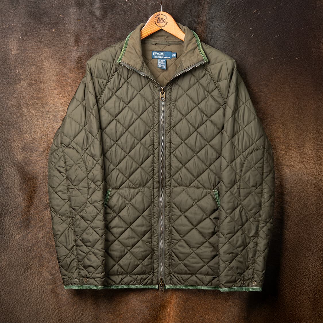 [M] 폴로 랄프로렌 퀼팅 / 퀼티드 자켓 올리브 MO-2398  상품이미지1