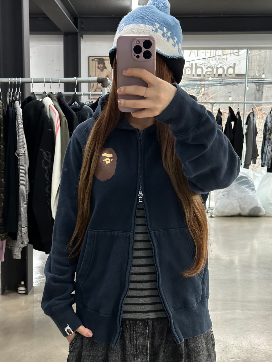 베이프 사루 투웨이 후드집업 상품이미지1