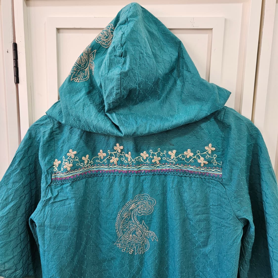 자수 후드 튜닉 원피스 상품이미지8