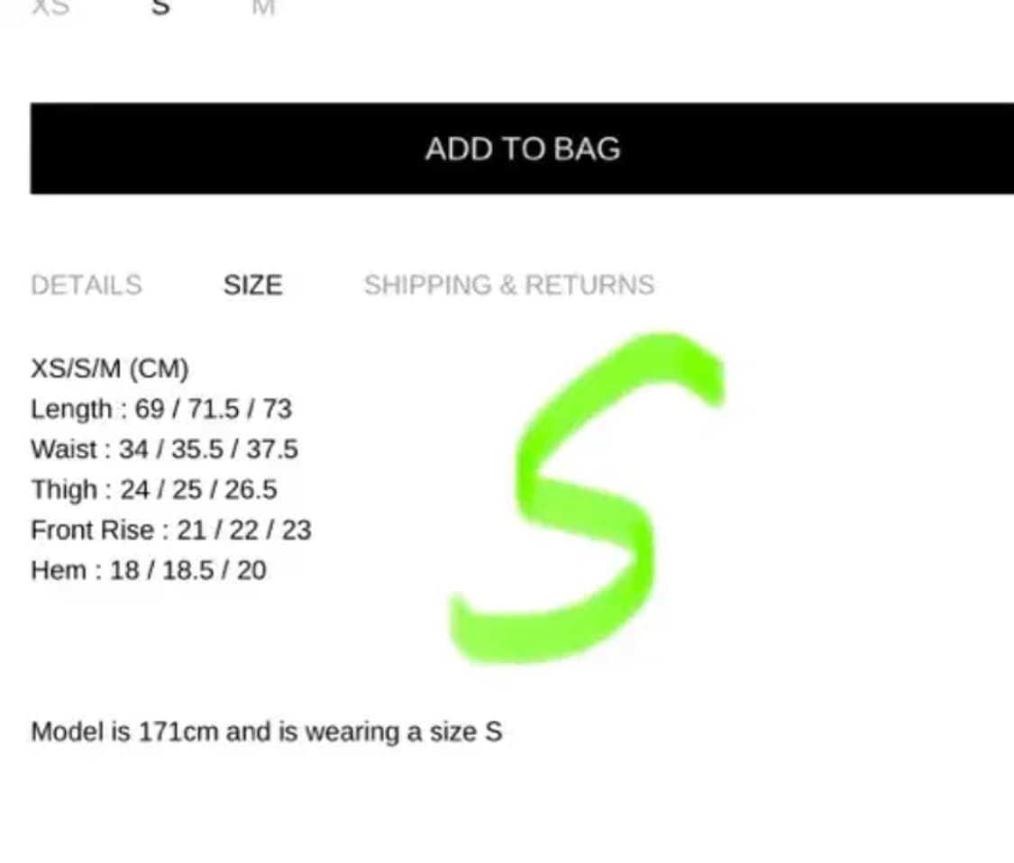 s) 베이컨트아카이브 피코 카프리팬츠 브라운 상품이미지3