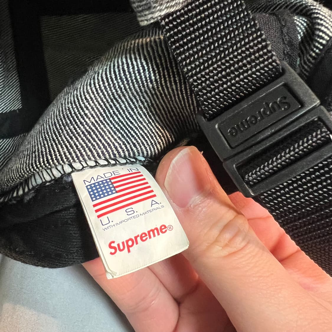 슈프림 데님 캠프캡 모자 24SS 상품이미지5