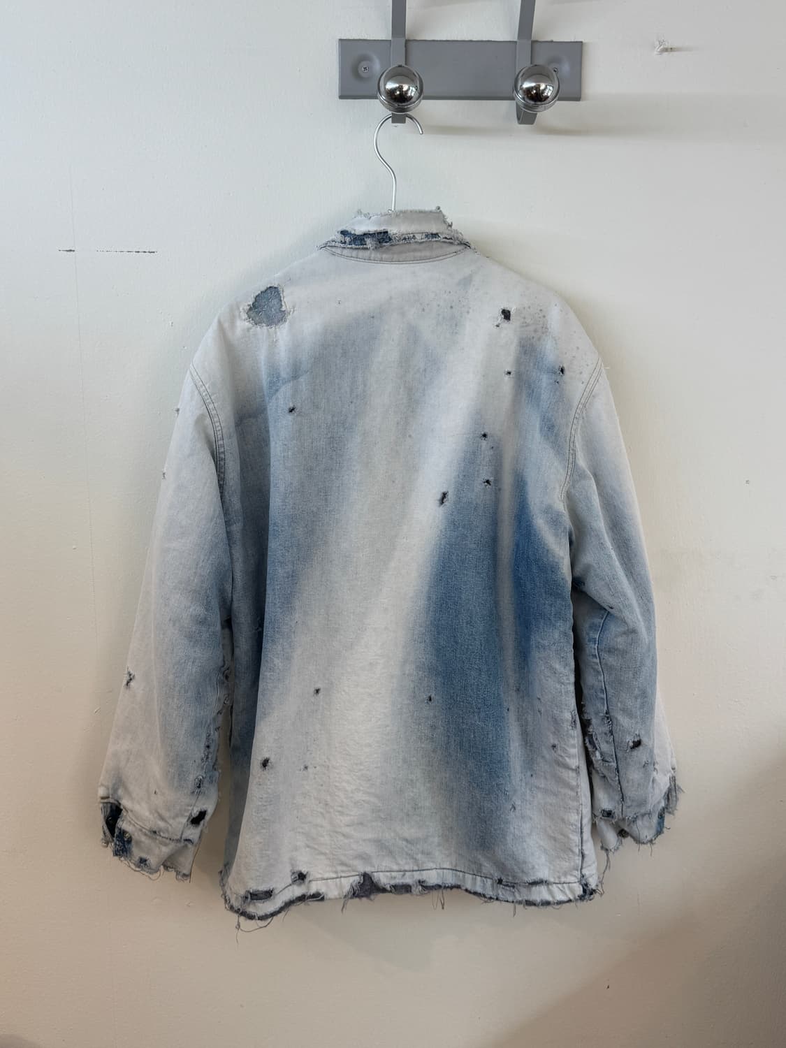 70-80s shn bleached denim work jacket 상품이미지6
