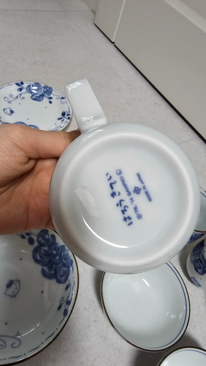 산리오 헬로키티 접시,찻잔 10개세트 상품이미지6