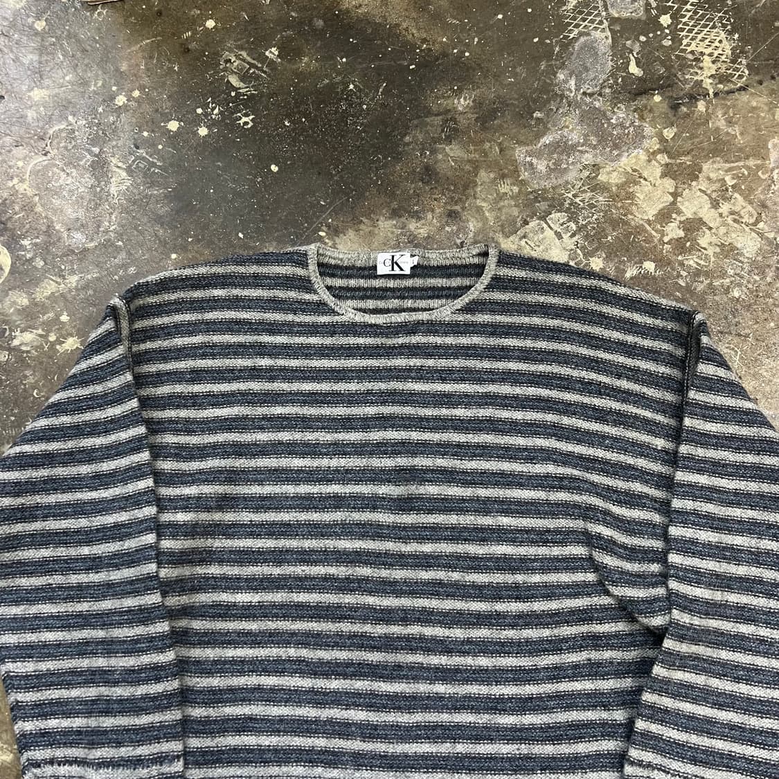 L) 재팬 캘빈클라인 스트라이프 니트 스웨터 상품이미지3