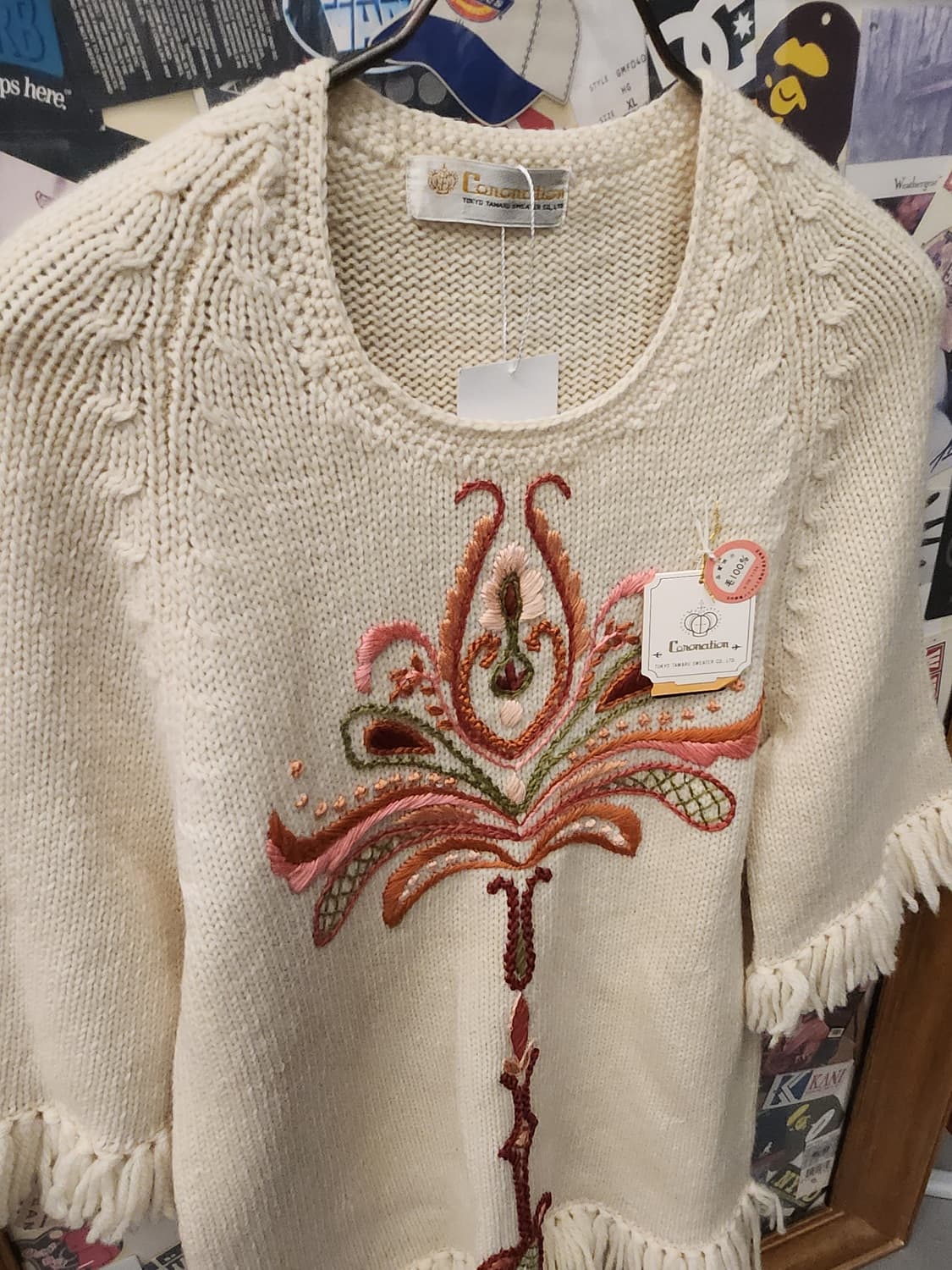 Coronation 핸드메이드 자수 울 니트  상품이미지9