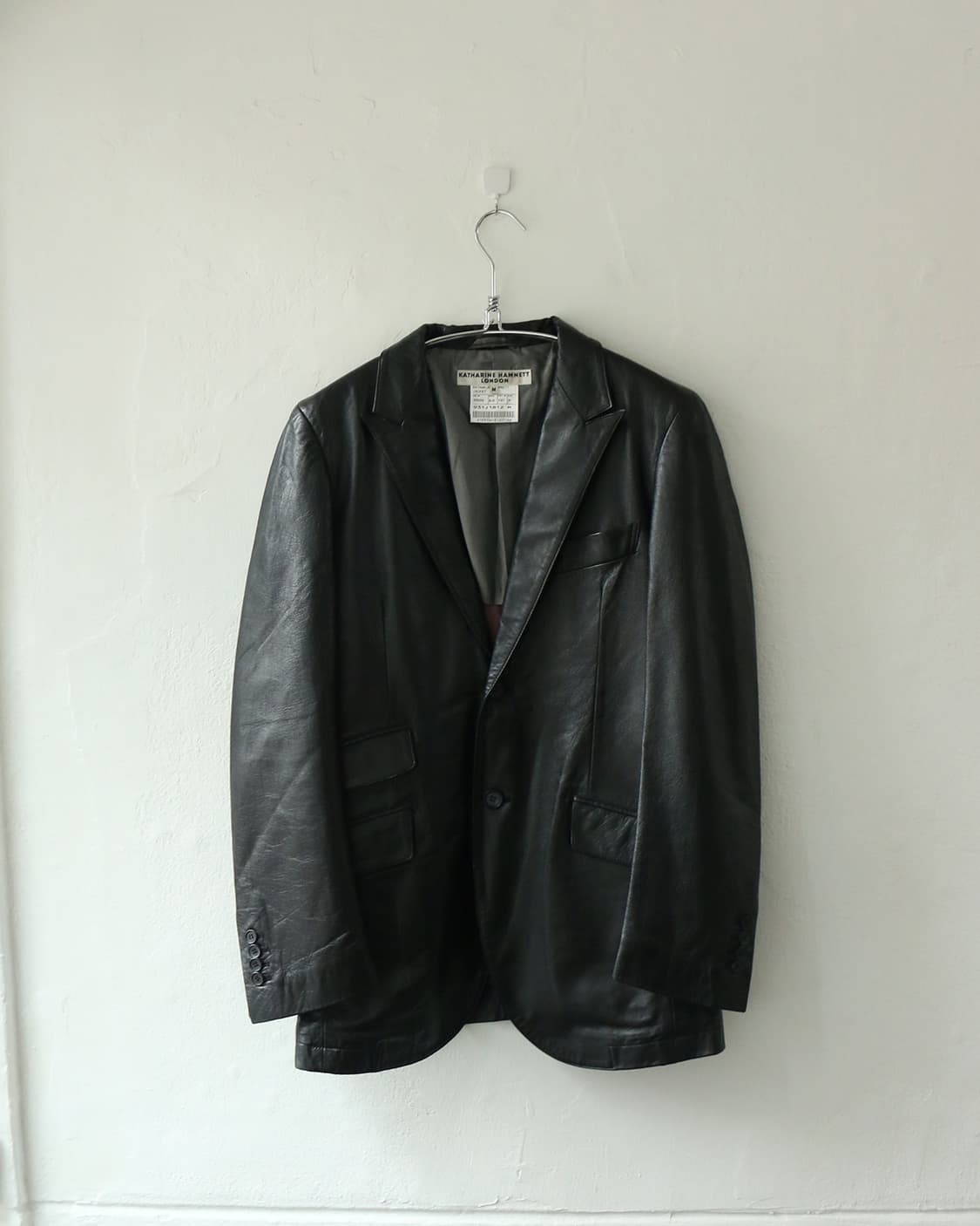 캐서린 햄넷 런던 레더 블레이저 자켓 상품이미지1