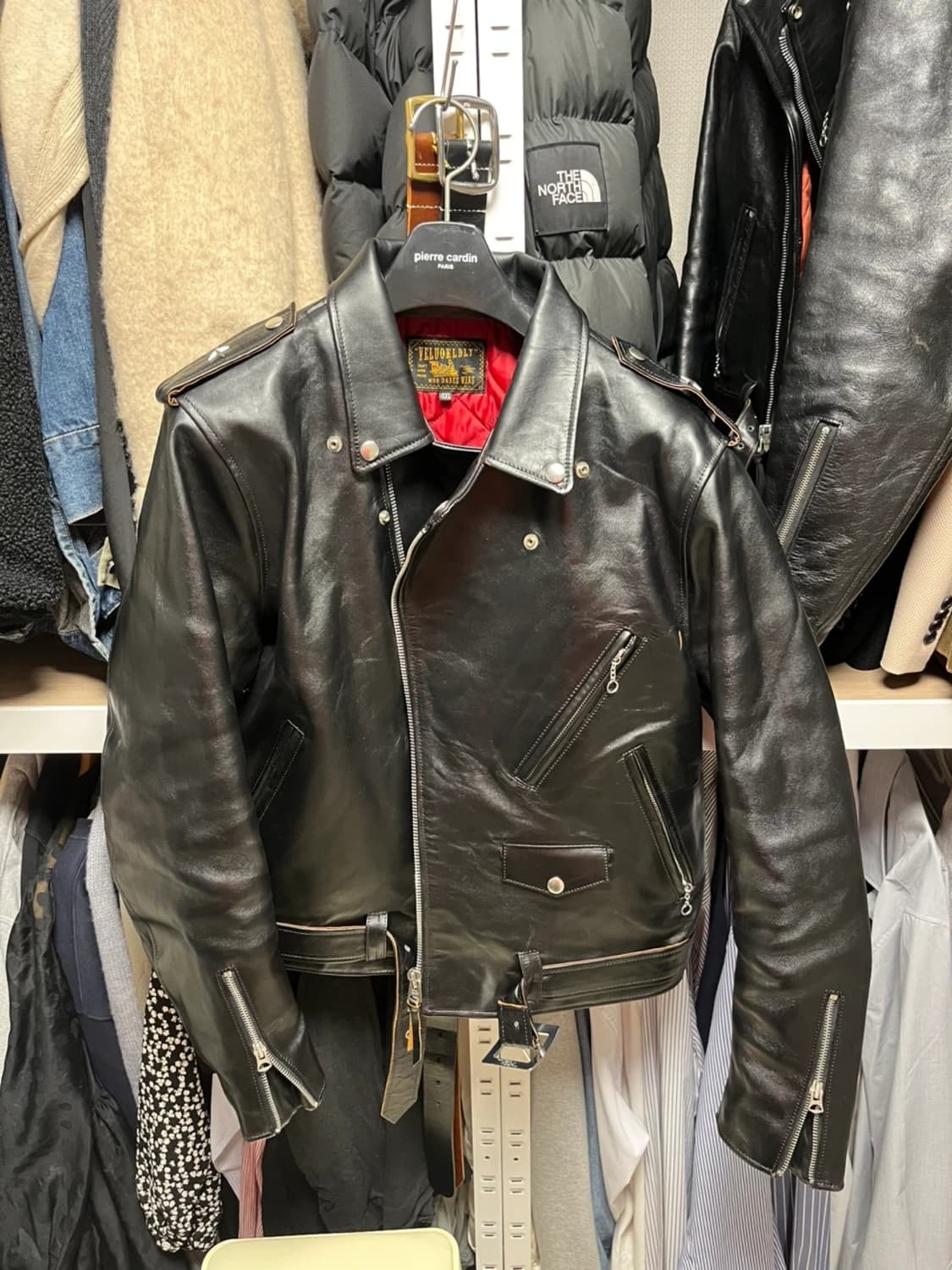 VELUOKLDLY 남성 4XL 블랙 라이더 자켓 상품이미지1