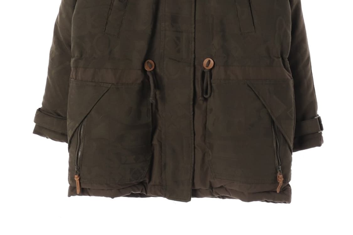 써스데이 아일랜드 빈티지 덕다운 후드 S 상품이미지5