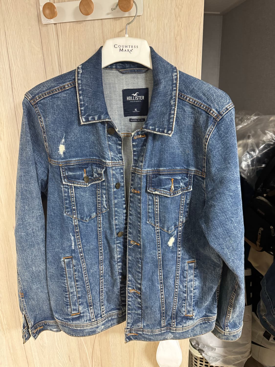 홀리스터 청자켓 XL 상품이미지2