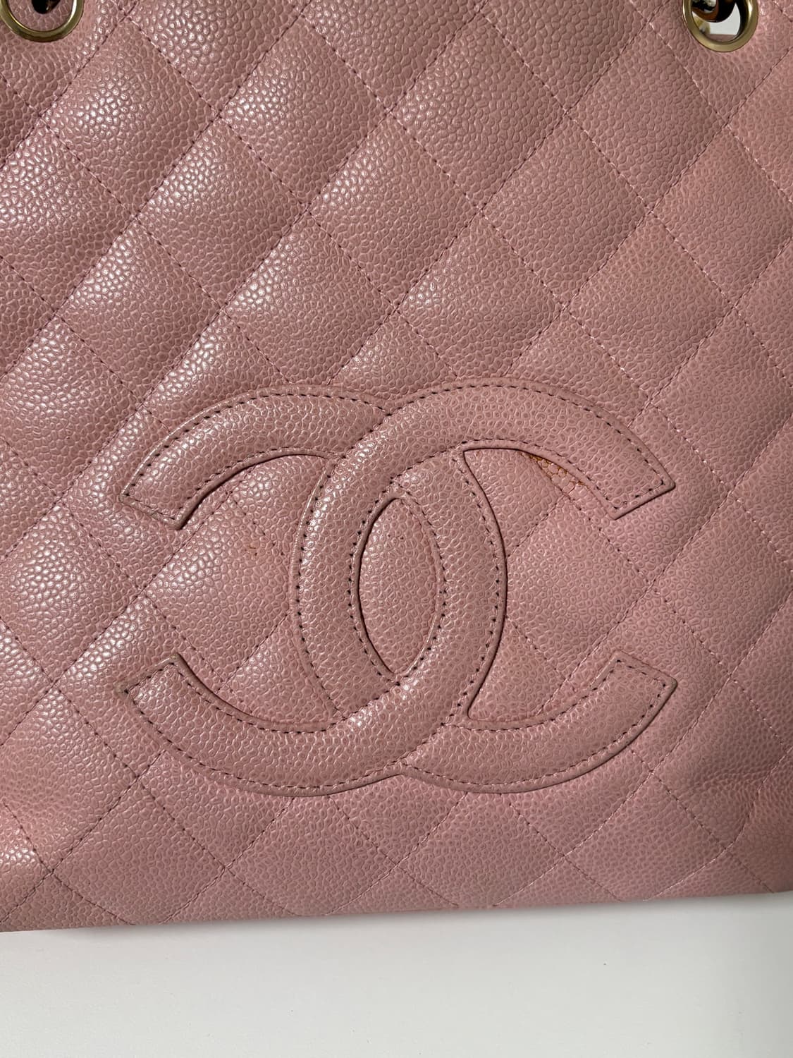 샤넬 쁘띠 샤핑백 핑크 상품이미지4