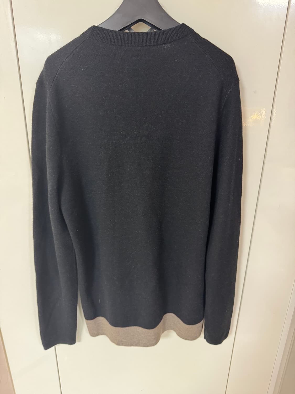 Theory(띠어리) 더블페이스 니트 블랙 M 사이즈 상품이미지3