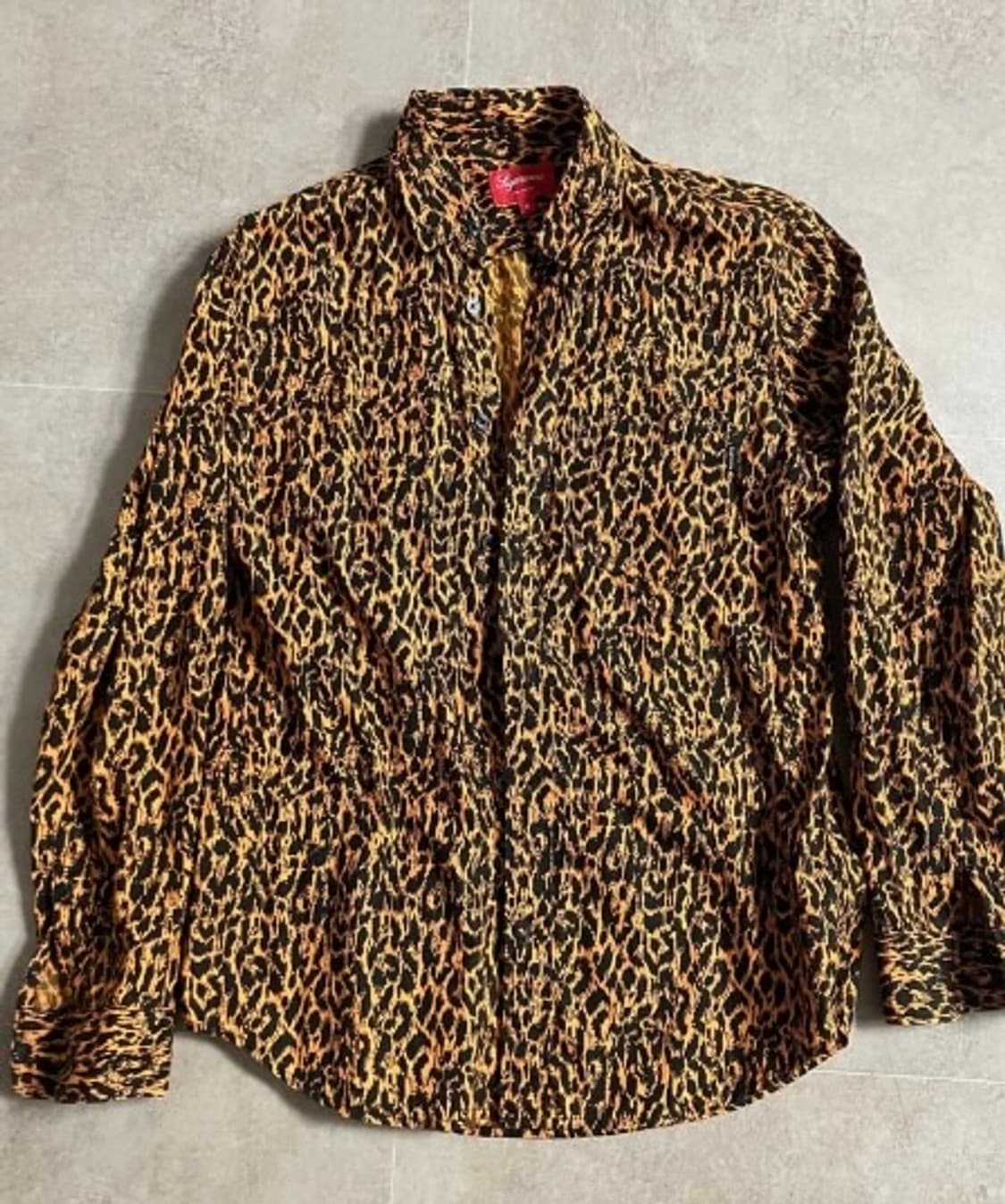슈프림 레오파드  셔츠 S 상품이미지1