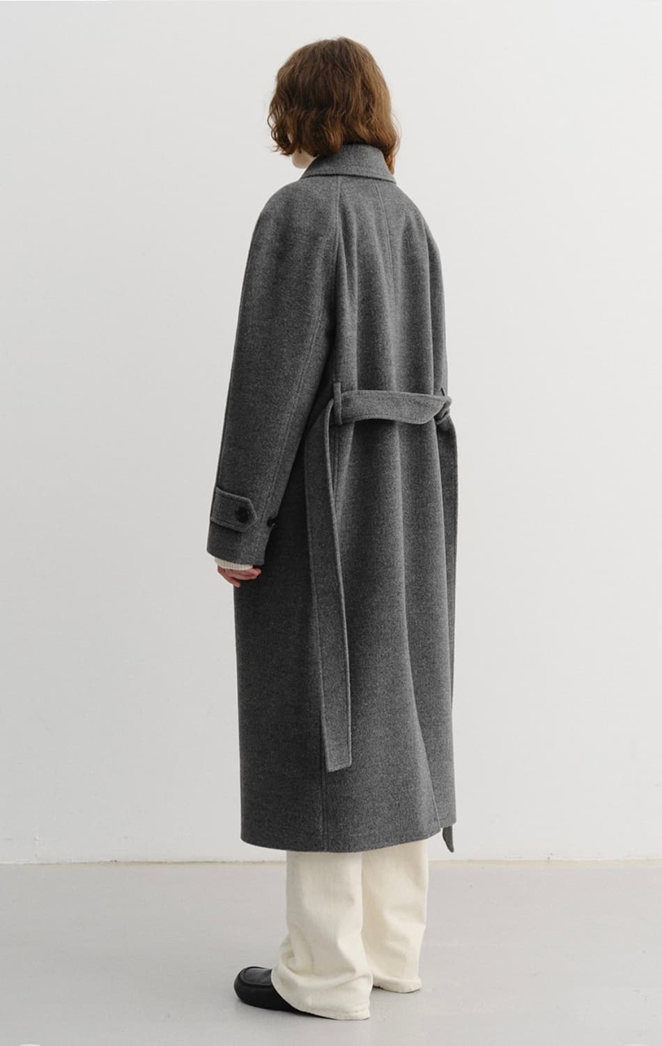 던스트 25fw신상 유니섹스 벨티드 캐시미어 맥 발마칸 코트 상품이미지2