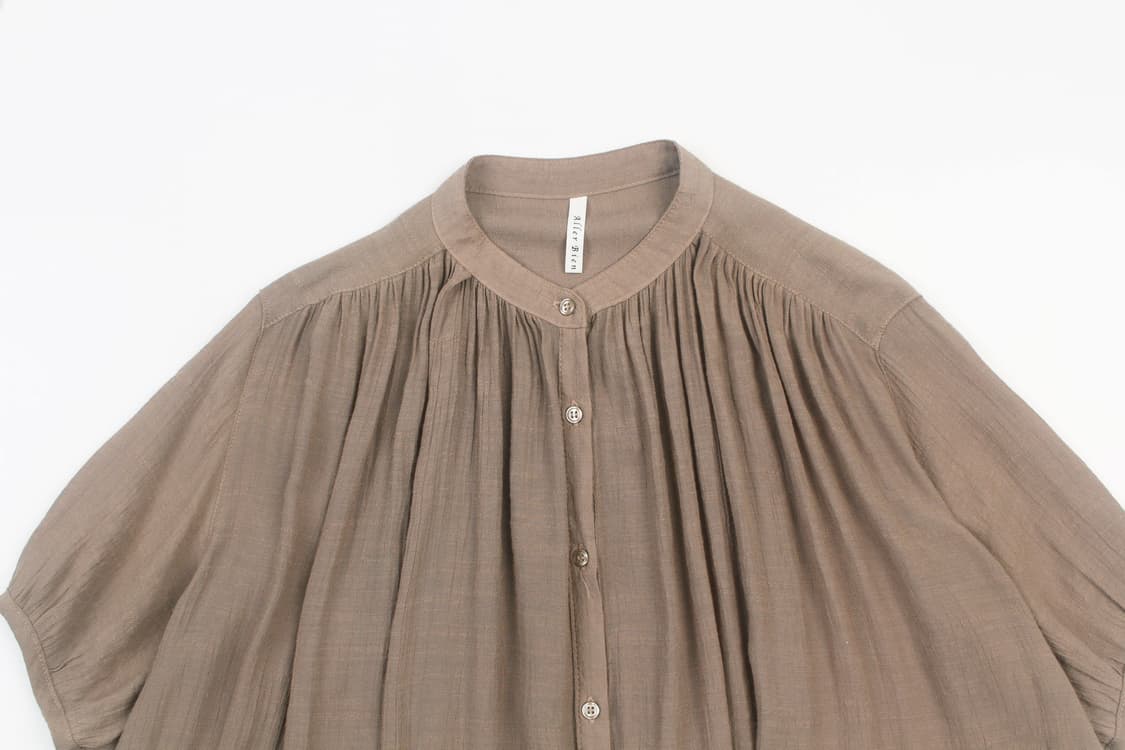 ALLER BIEN Gathered Band Collar One Piec 상품이미지2