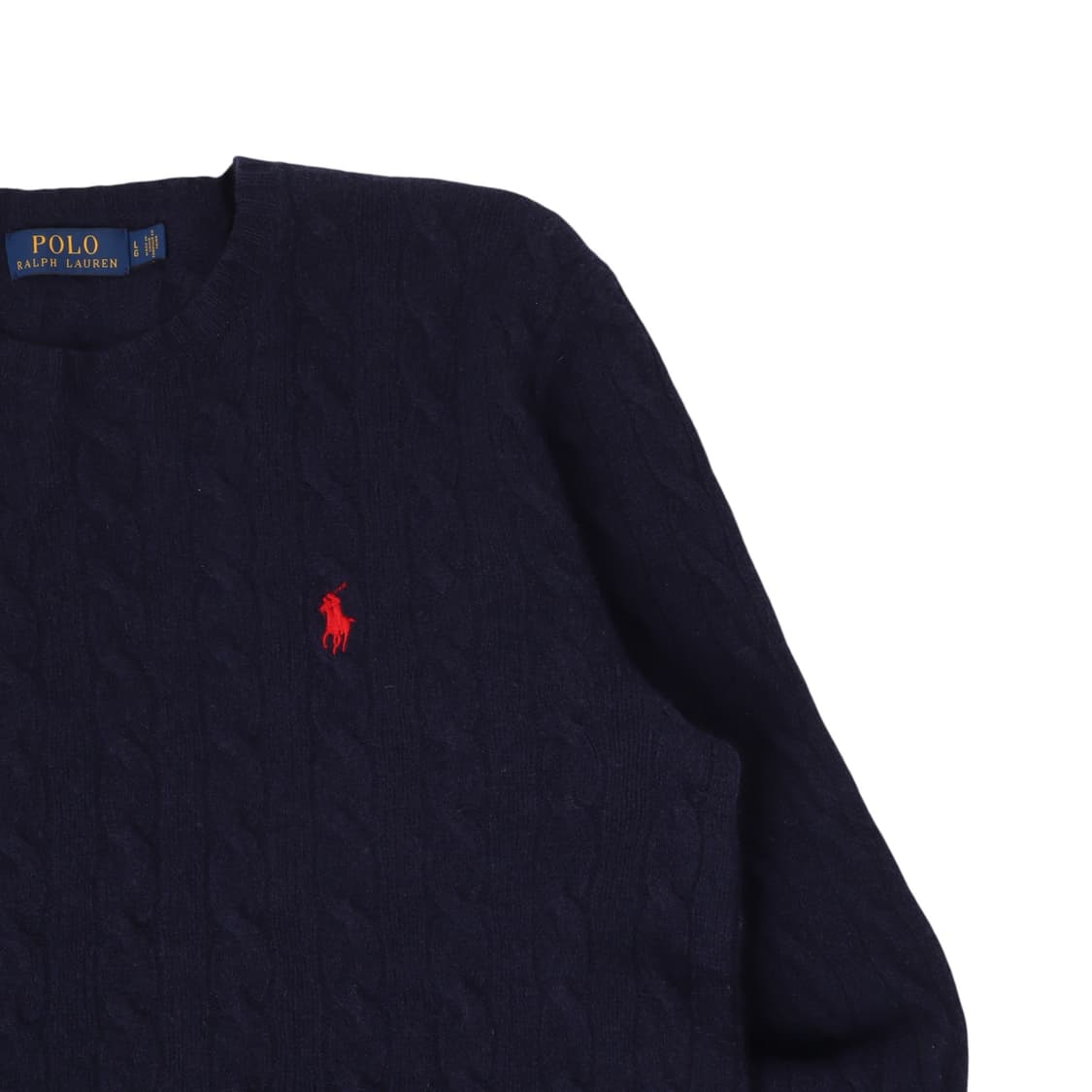 폴로 랄프로렌 다크네이비 울 캐시미어 케이블 니트 상품이미지3