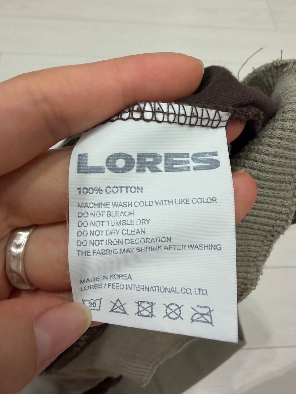LORES 반팔 레이어드 롱슬리브 상품이미지4