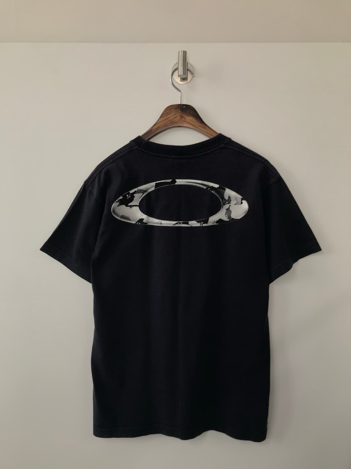 오클리 카모 빅로고 네이비 반팔 티셔츠  상품이미지3