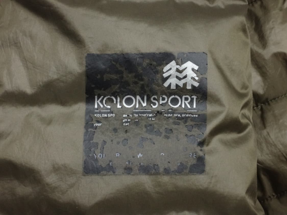 (L/100) 코오롱스포츠 남성 경량 구스다운 패딩 상품이미지7