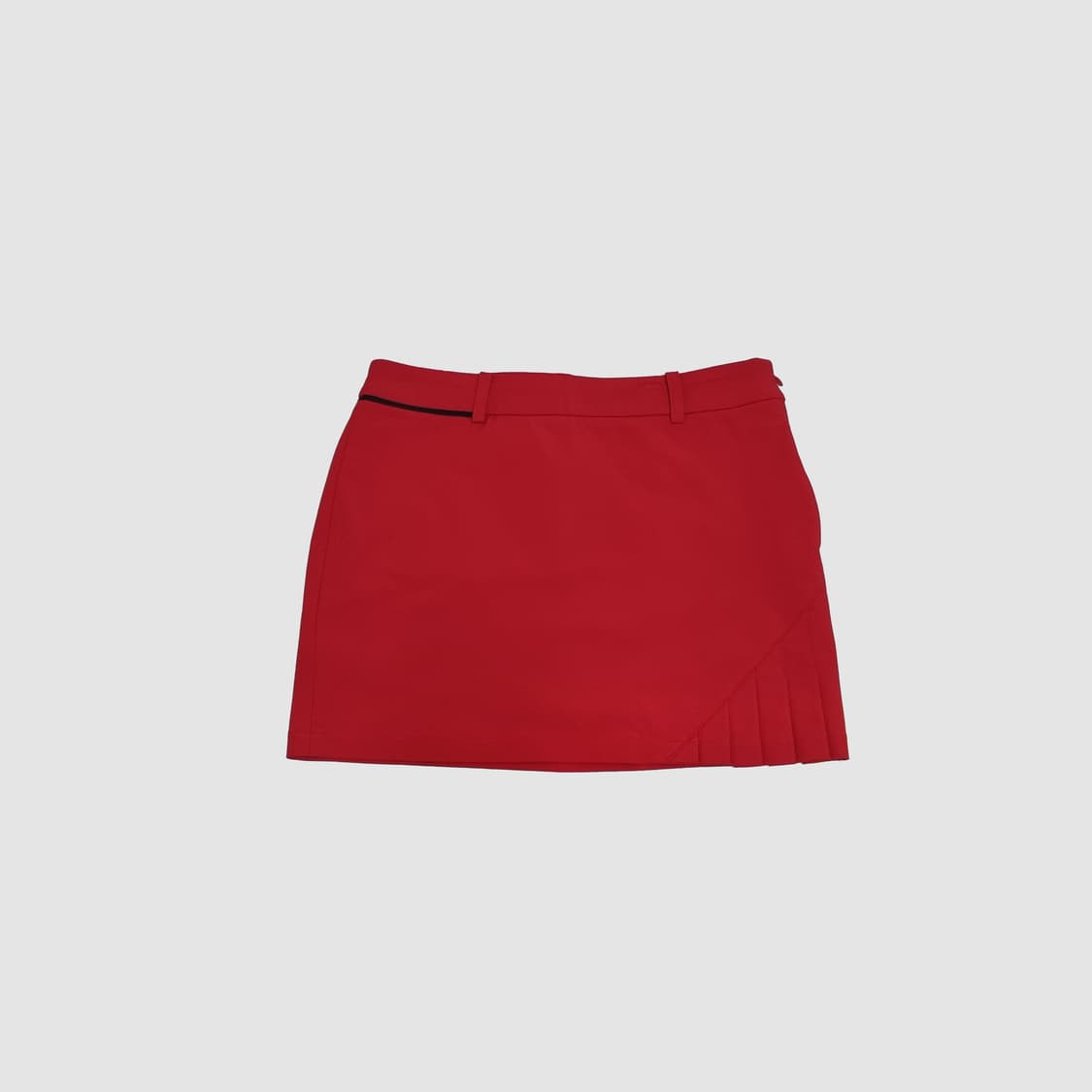 와이드앵글 레드 골프 스커트 상품이미지1