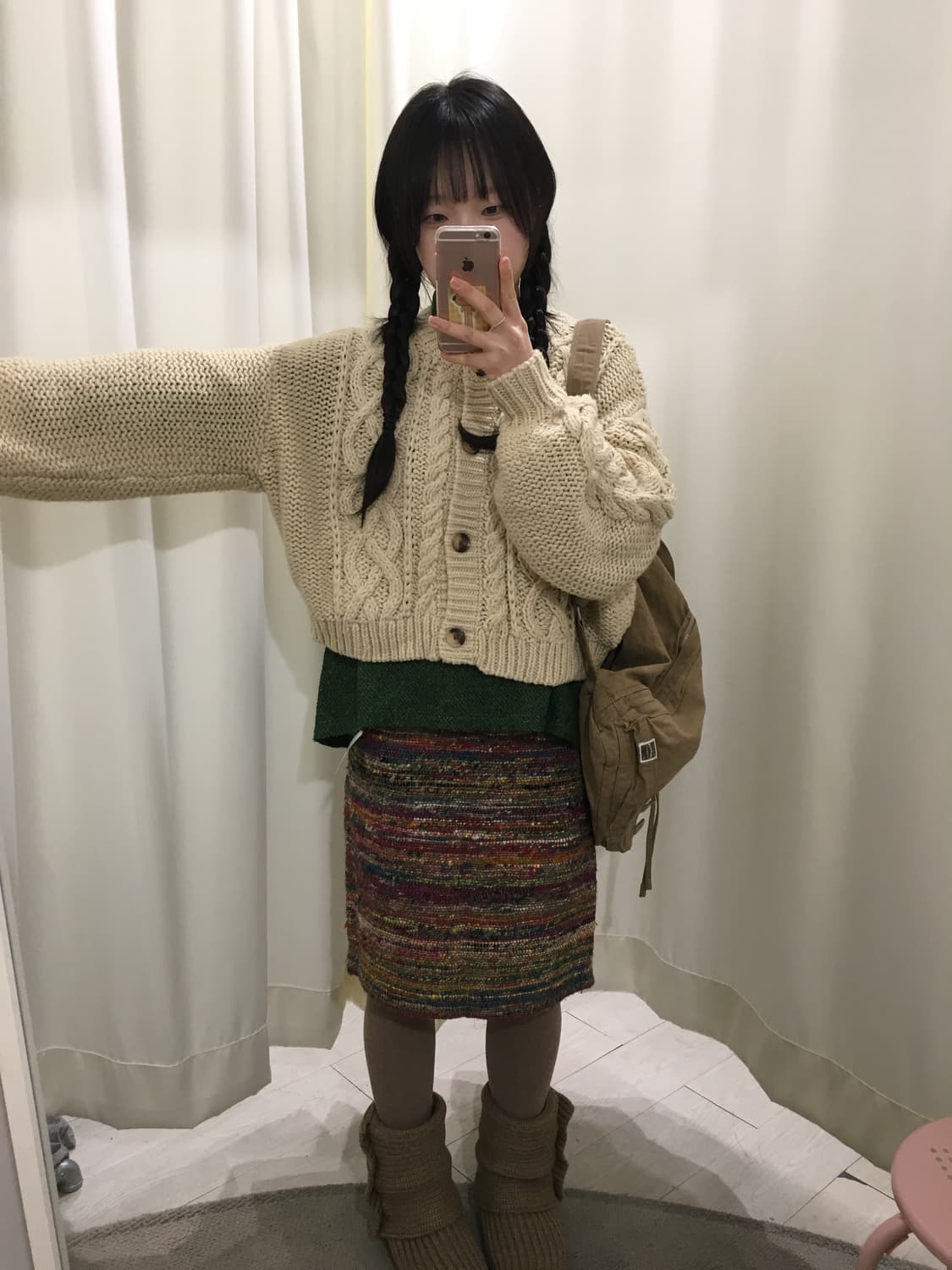 꽈배기 짜임 가디건 상품이미지3