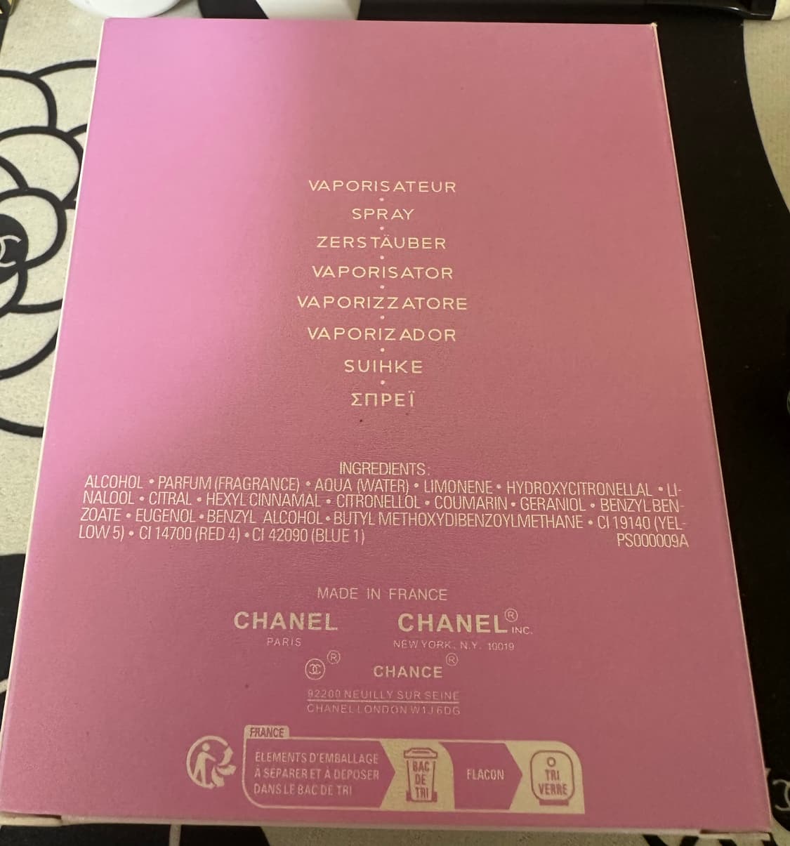 샤넬 샹스 오 프레쉬 EDT 100ml 상품이미지6