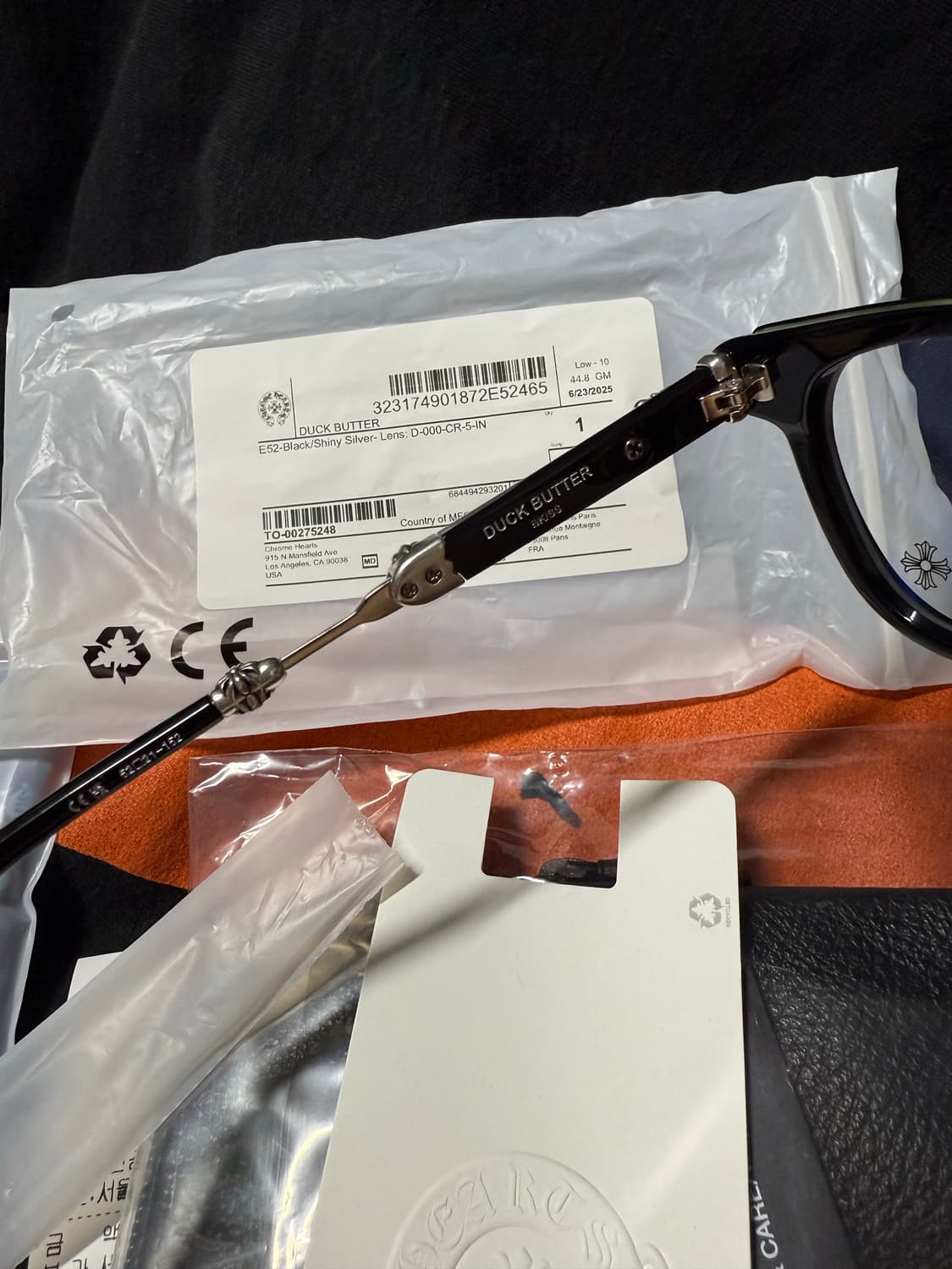 [OS] 크롬하츠 덕버터 블랙 실버 새상품 상품이미지4