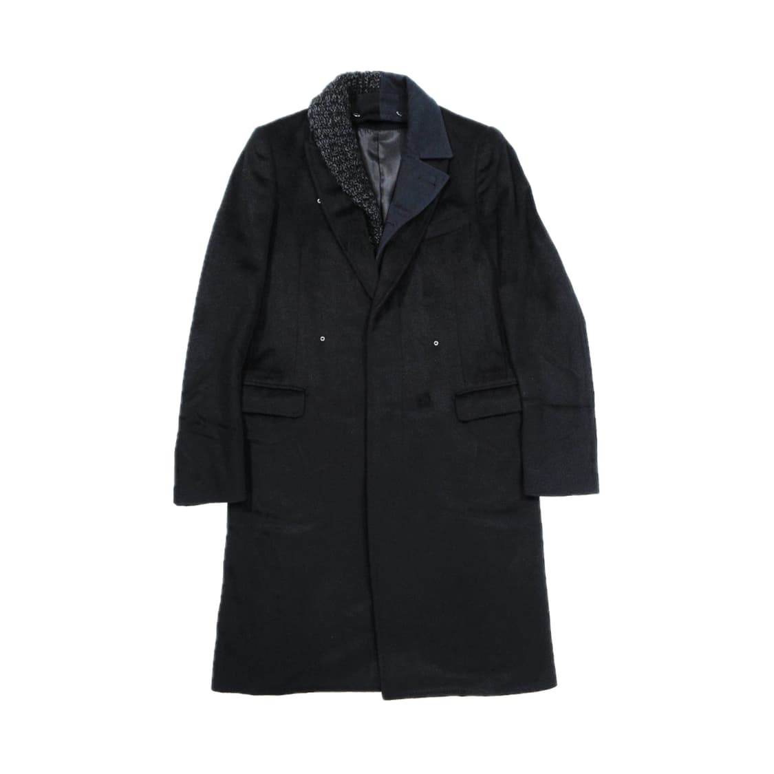 미하라 야스히로 레이어드 앙고라 울코트 상품이미지1