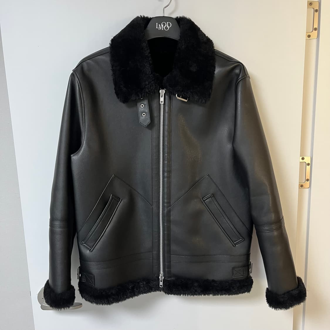 M 도프제이슨 솔리드 무톤 무스탕 상품이미지1