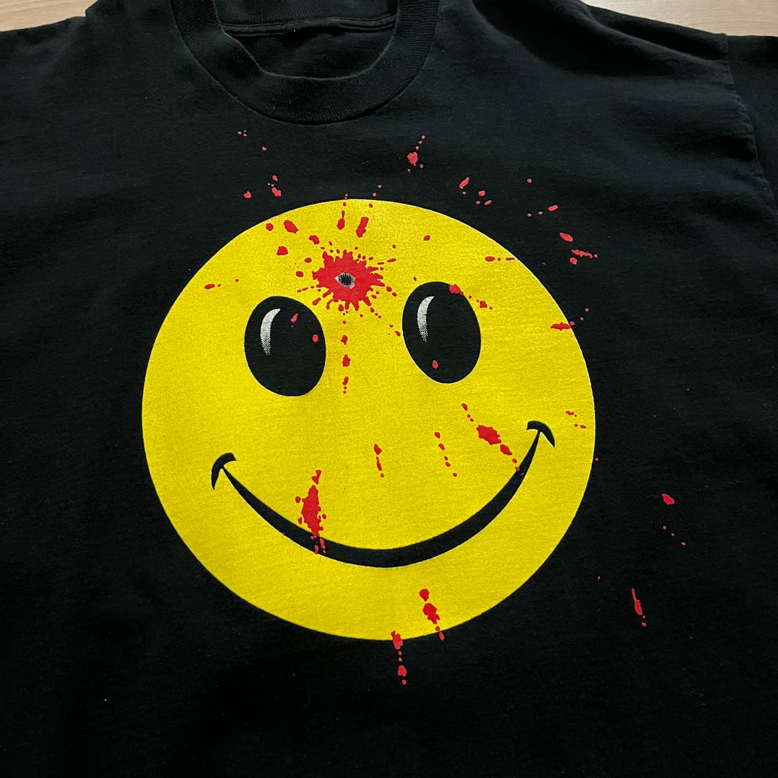 90s 빈티지 스마일리 헤드샷 티셔츠 상품이미지6