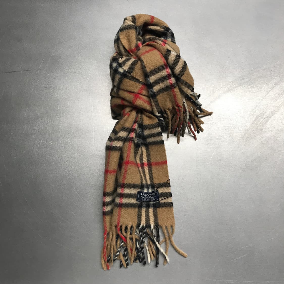 버버리 정품 캐시미어 머플러 베이지 상품이미지1