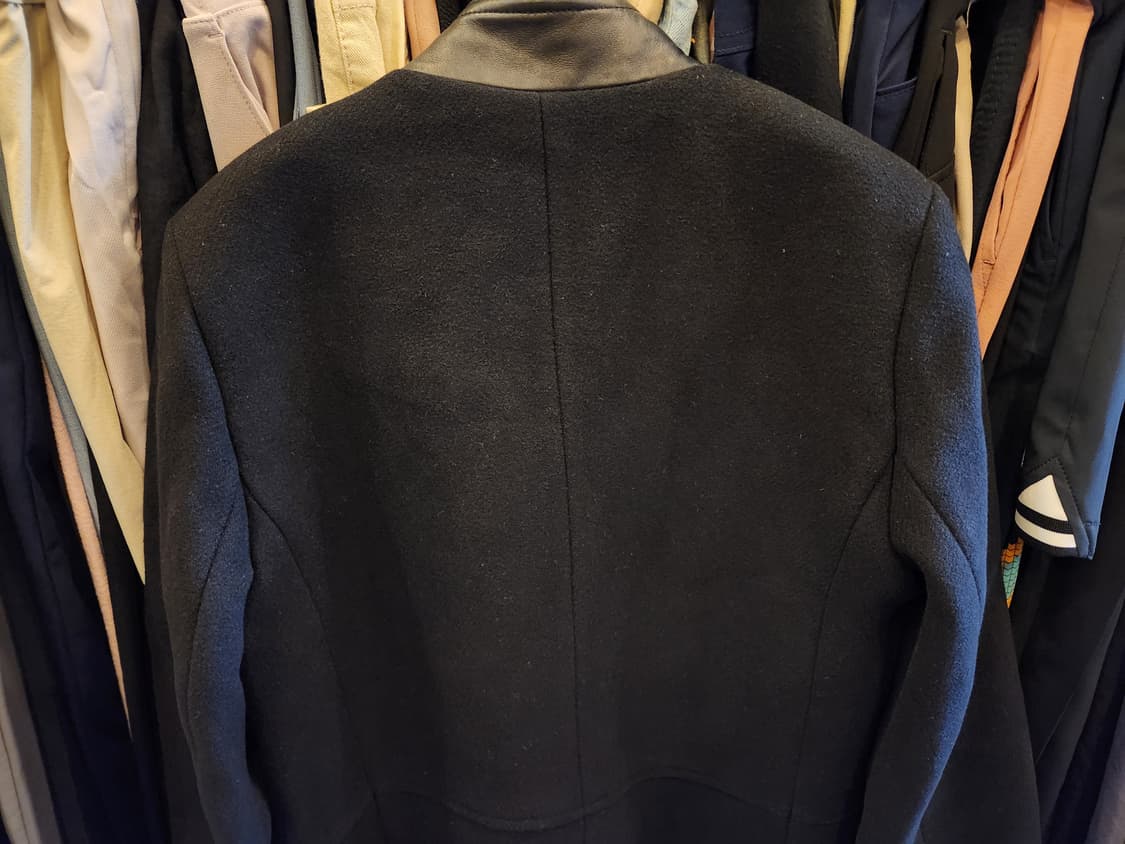 산드로 블랙 더블 코트 상품이미지6