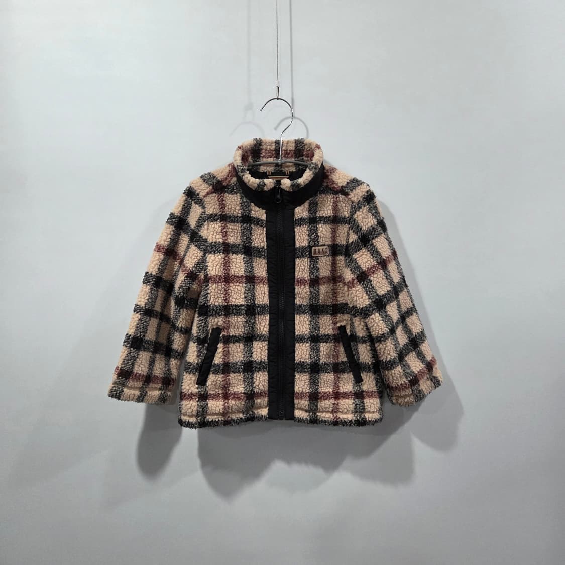 닥스 키즈 체크 플리스 자켓 110(5Y) 상품이미지1