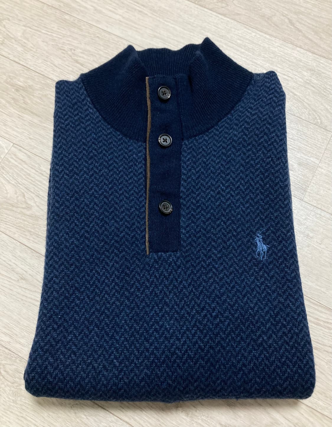 폴로 헤링본 니트 S(95) 판매 상품이미지1