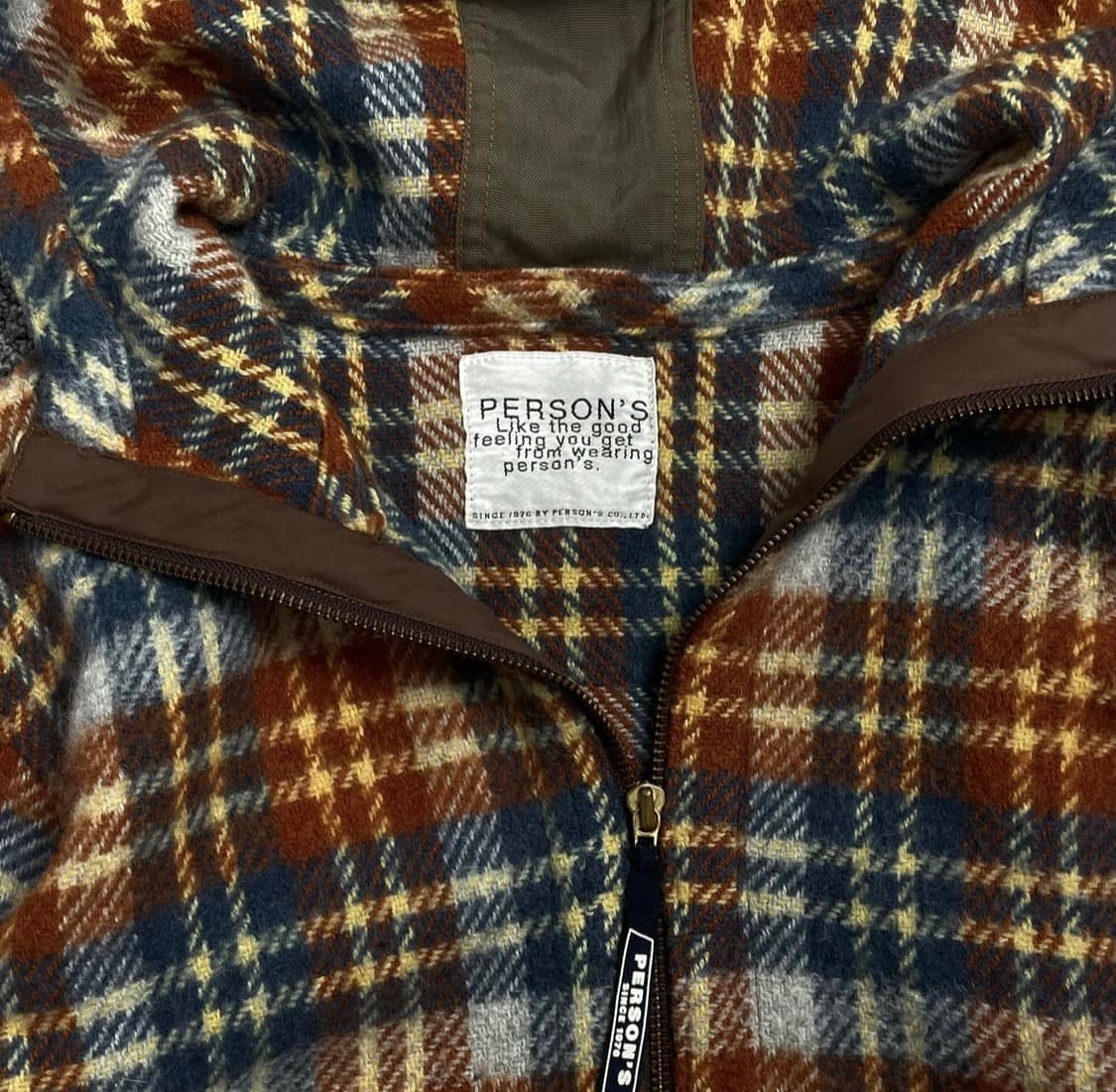 아메리칸 빈티지 타탄체크 백 포켓 후리스 자켓  상품이미지4