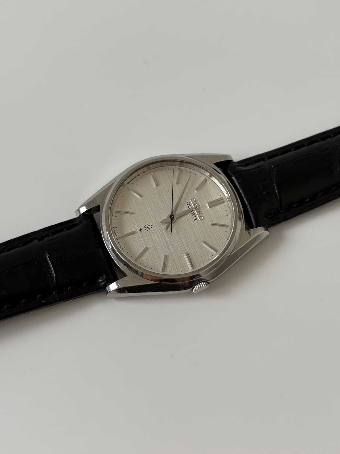 1980s Linen Dial Silver Quartz 상품이미지4