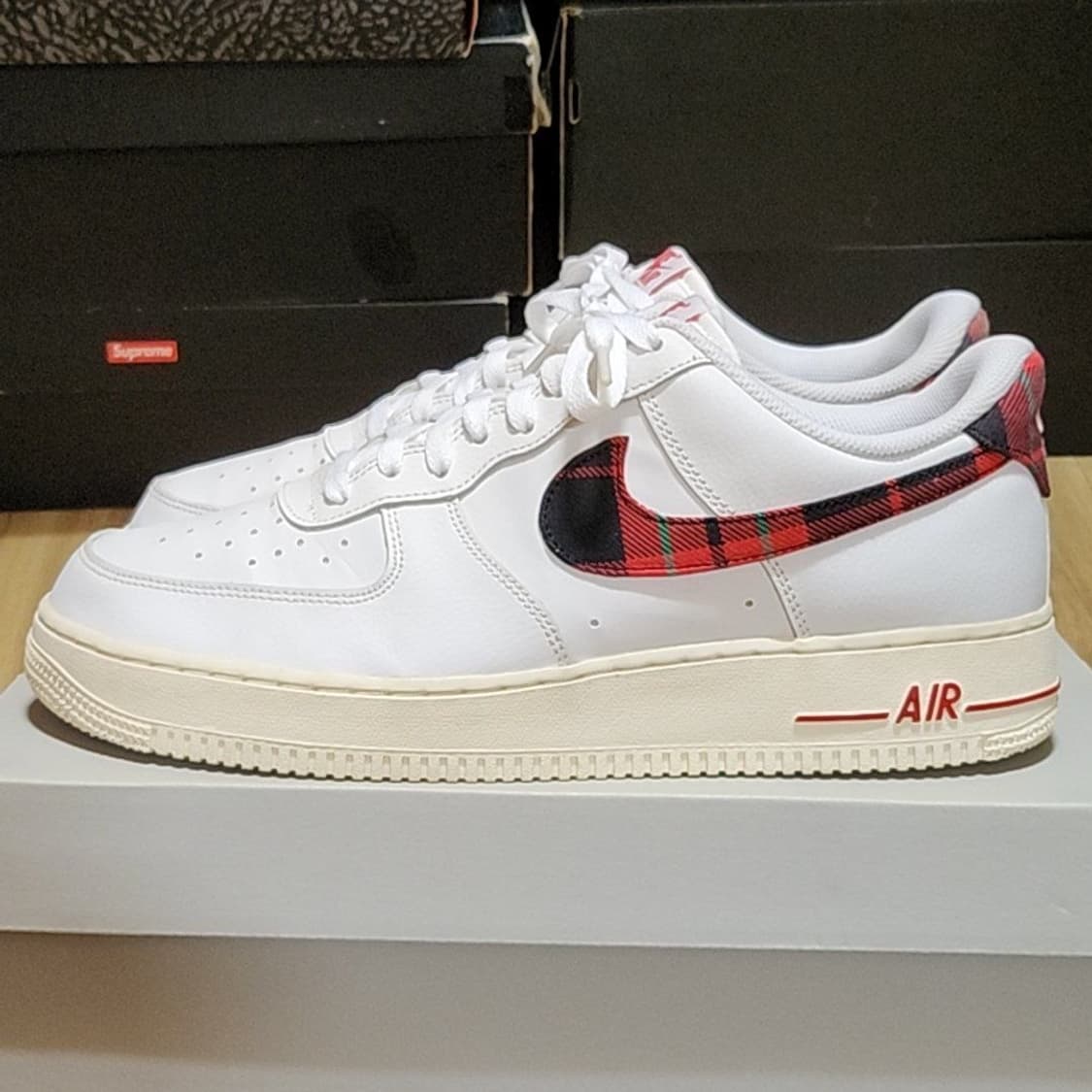 나이키 에어포스 280 타탄 플레이드 화이트 상품이미지1