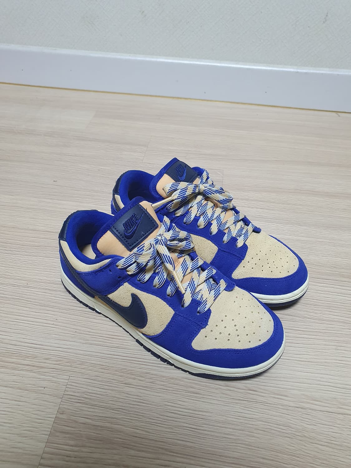 나이키 덩크로우 LX 블루 스웨이드 240 상품이미지2