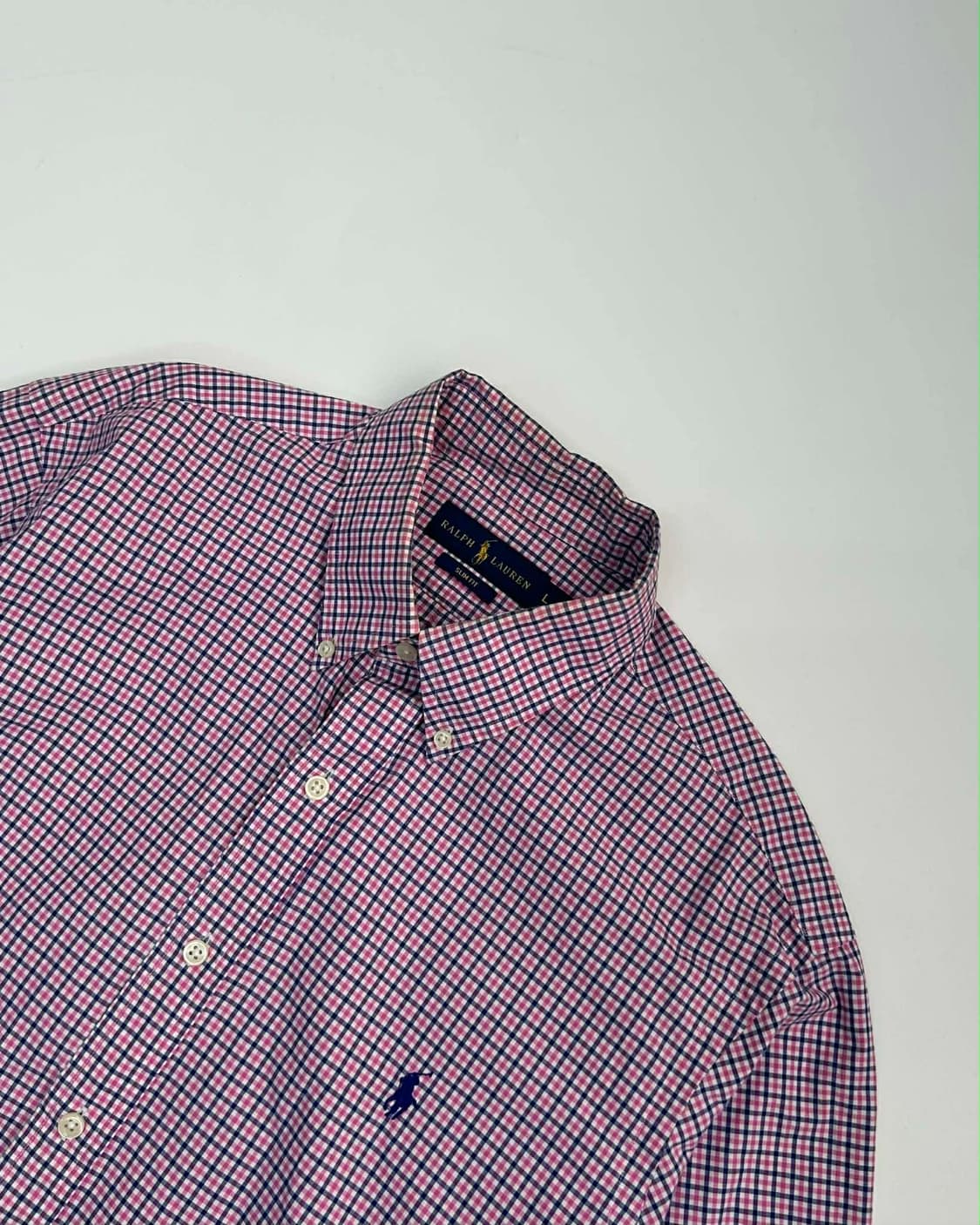 [L] 폴로 랄프로렌 슬림핏 체크 셔츠 상품이미지3