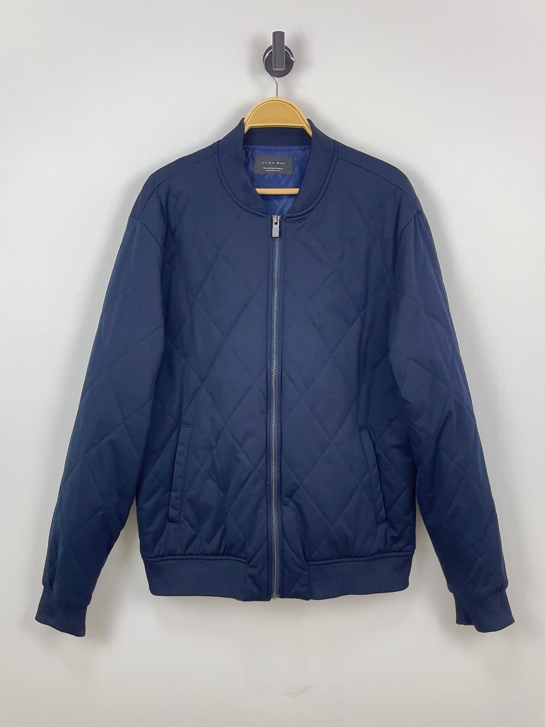 ZARA MAN 네이비 퀼팅 점퍼 상품이미지1