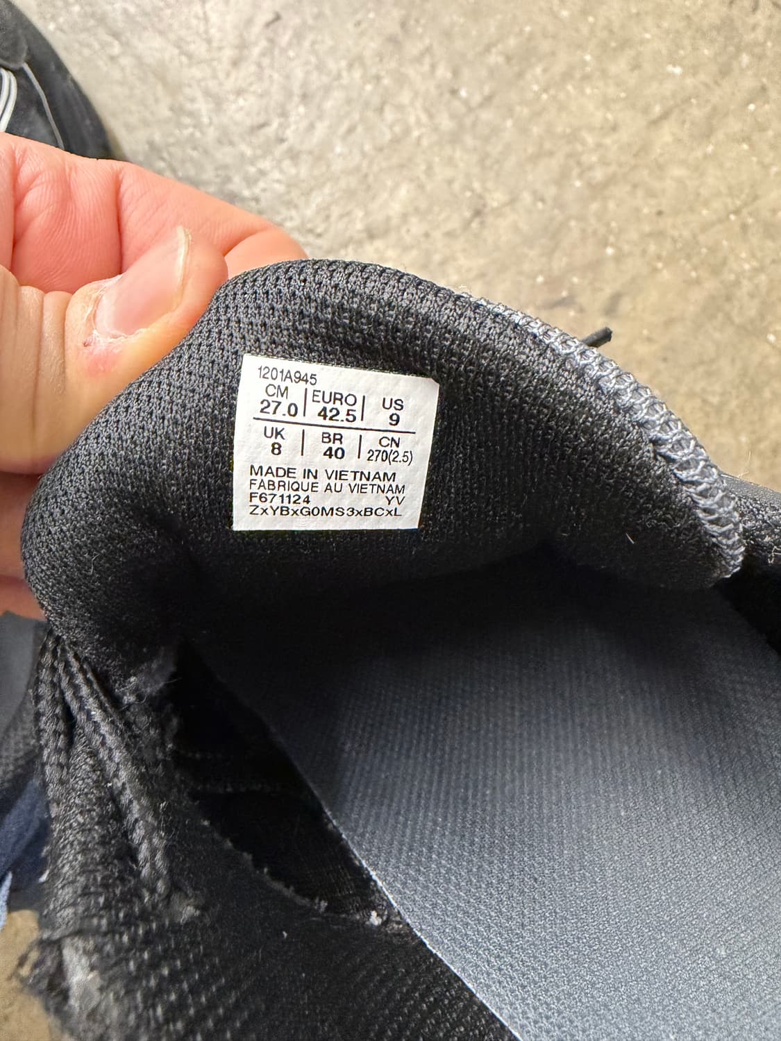 아식스 젤 벤쳐 6 블랙/그레이 270 상품이미지7