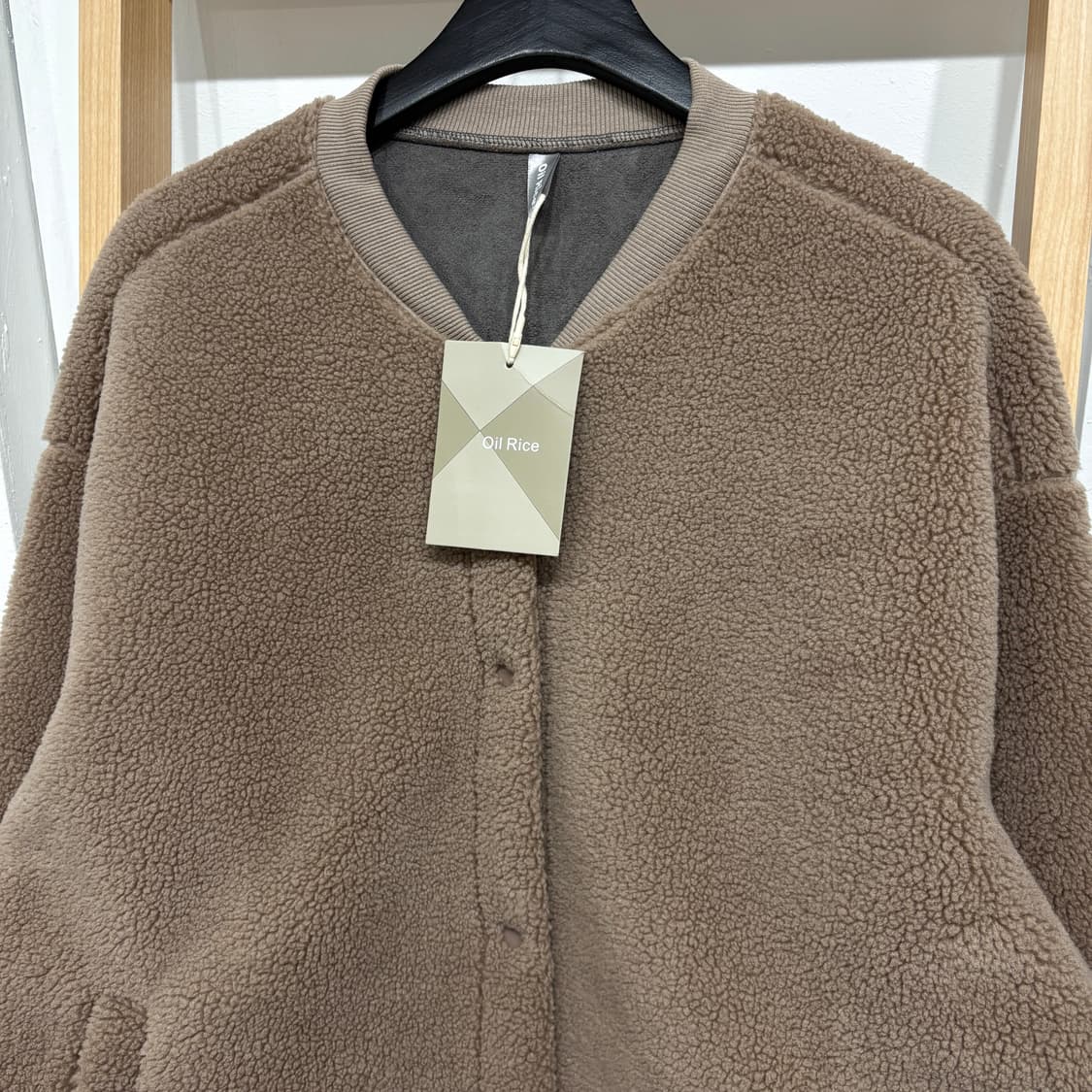 [새상품] 모카색감 후리스 자켓 상품이미지2