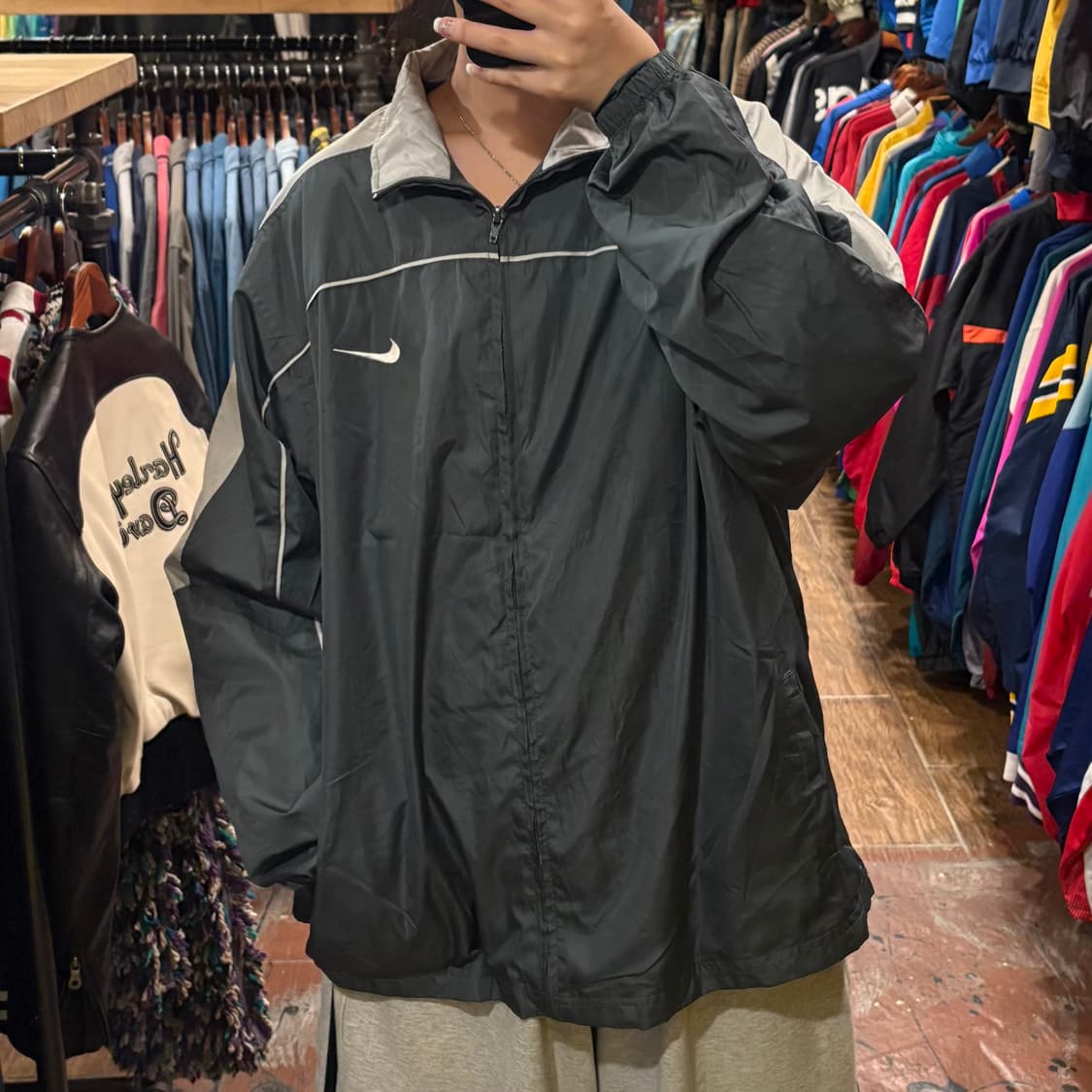 [HI] nike 바람막이 그레이 상품이미지2