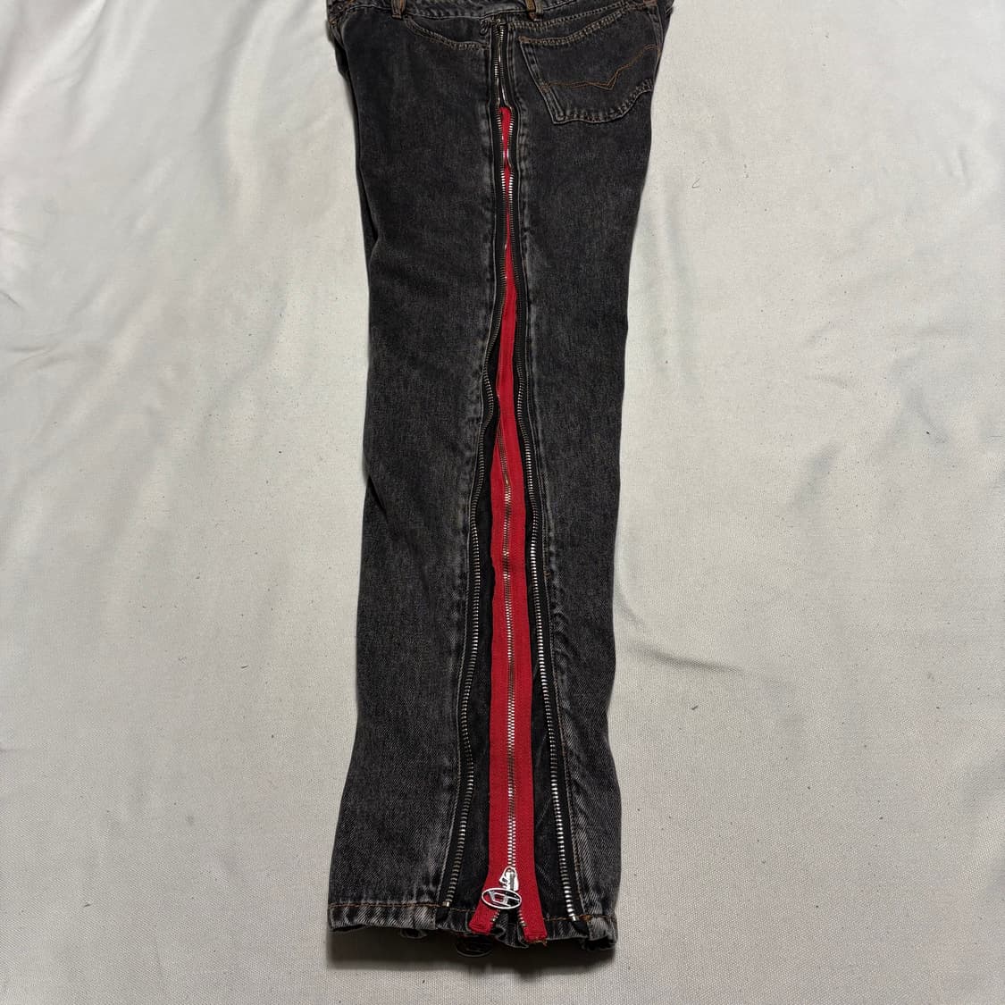 W31 디젤 인더스트리 사이드지퍼 데님 팬츠 상품이미지4