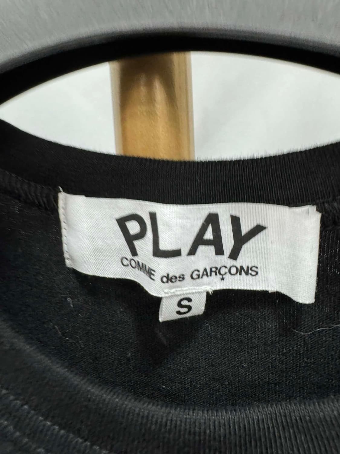 백화점판 꼼데가르송 반팔티 S 상품이미지2