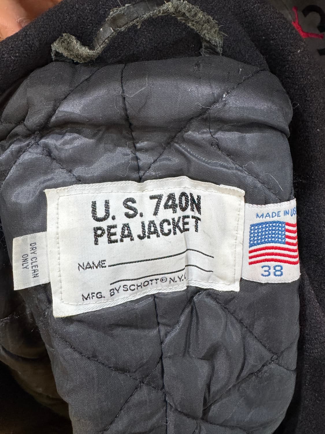 Schott 740N USN 울 피코트 (38) 상품이미지10