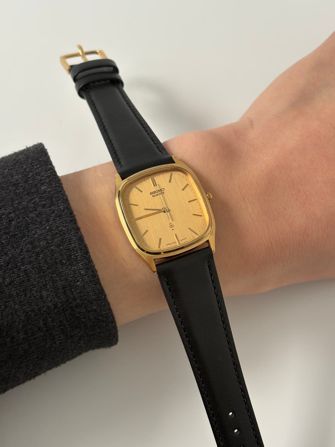 세이코 1980년대 Chariot 골드 탱크 쿼츠 남성 상품이미지8