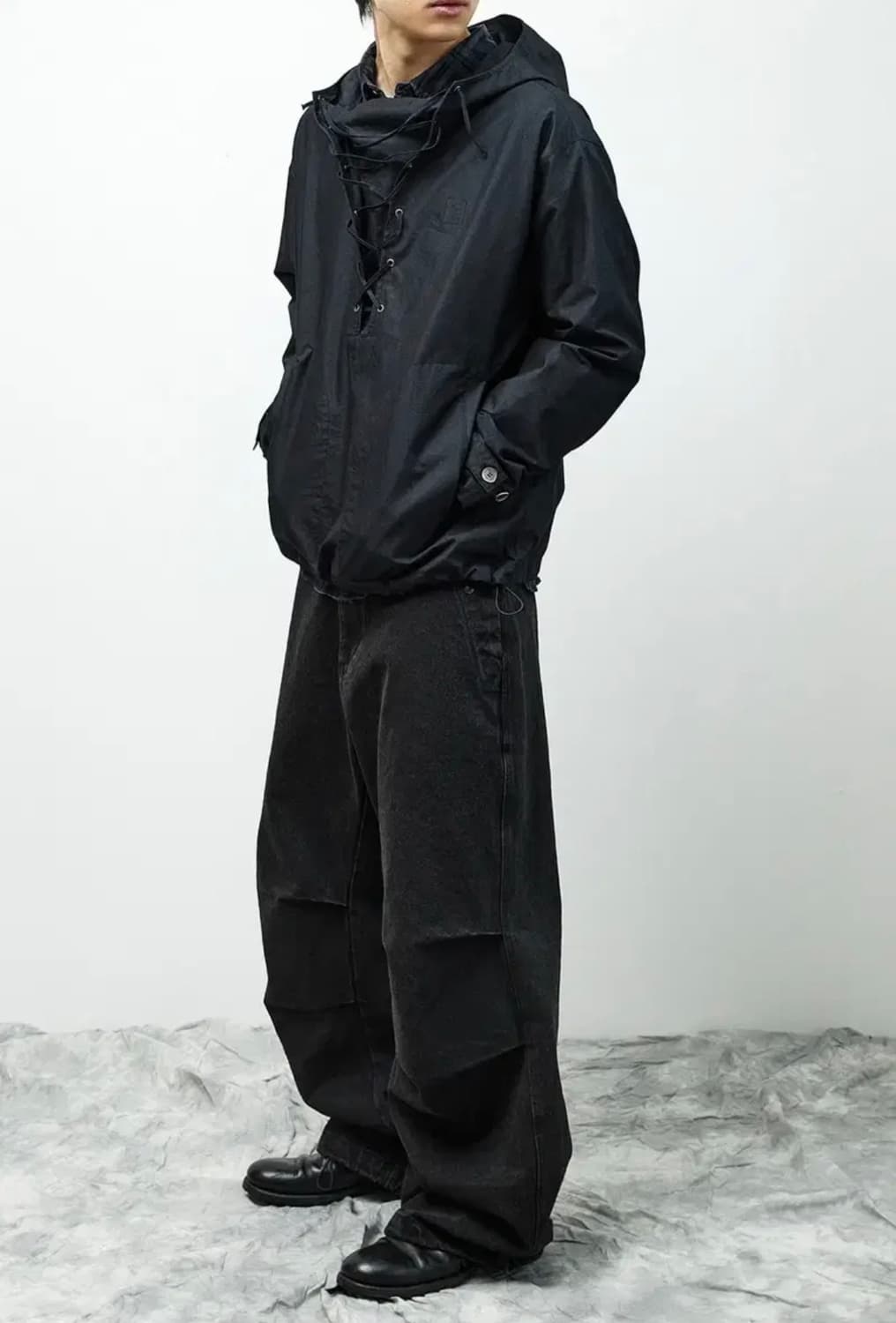 해칭룸 팬츠 스노우진 더스티블랙 4사이즈 상품이미지1