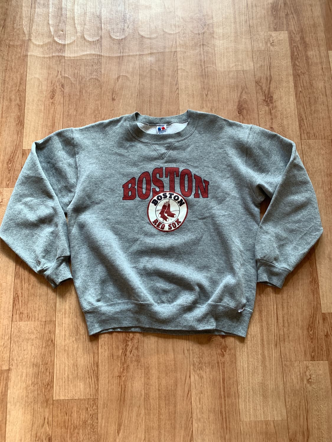 90s usa 러셀 애슬레틱 보스턴 레드삭스 스웻셔츠 L 상품이미지1